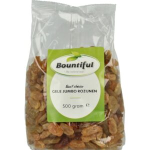 Gele jumbo rozijnen 500g