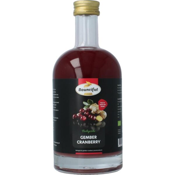 Gember sap cranberry bio 500 ML