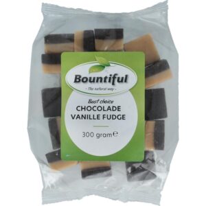 Fudge chocolade vanille 300g